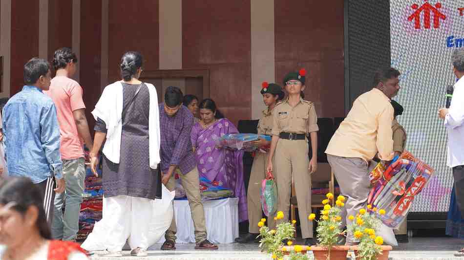 helping hand for the flood-affected people of the Chadarghat area (Dt: 12/10/2025)